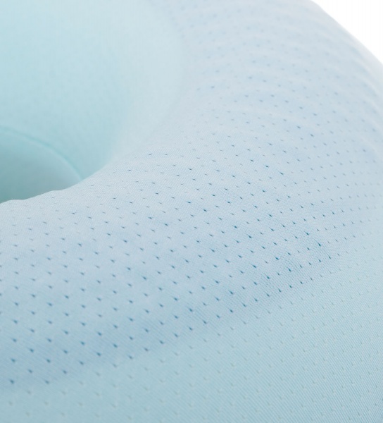 Подушка дорожня 30х30х9 см бірюзова Luna