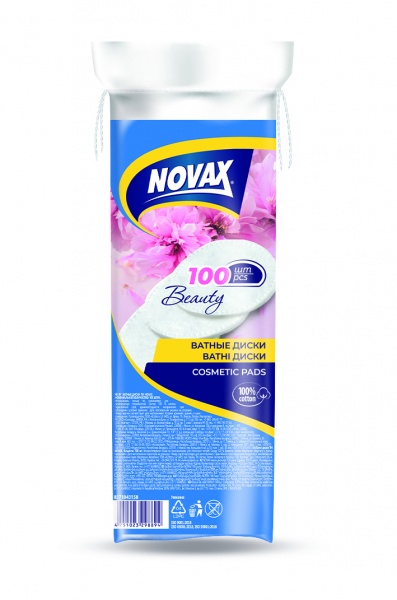 Ватні диски Novax 100 шт. (м'яка)
