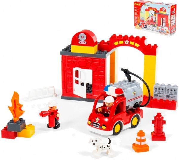 Конструктор строительный Полесье Пожарная станция 77523