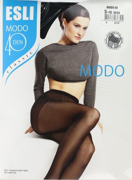 Колготки женские ESLI MODO 40 den nero р. 5 черный 