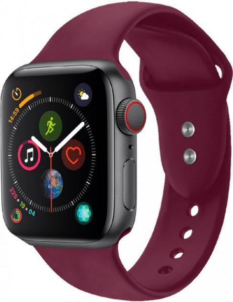 Ремінець Silicone Sport Strap для Apple Watch 38 мм/40мм red oryx-38ml.maroon 