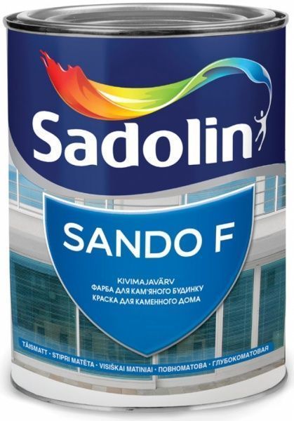 Краска Sadolin Sando F белый 1л