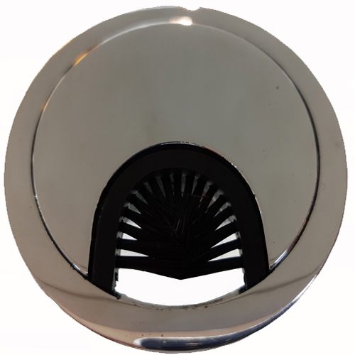 Заглушка для проводов d60 мм хром GTV