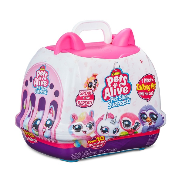 Інтерактивний ігровий набір Pets & Robo Alive Pet Shop Surprise Улюбленець-Повторюшка 9523