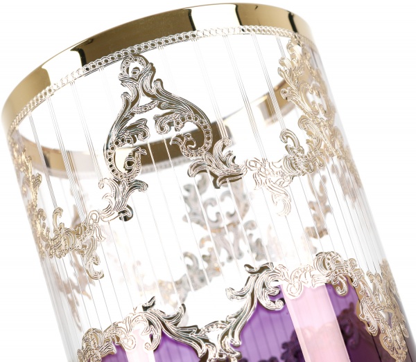 Набор стаканов высоких Violet and Gold 350 мл 6 шт. Combi 