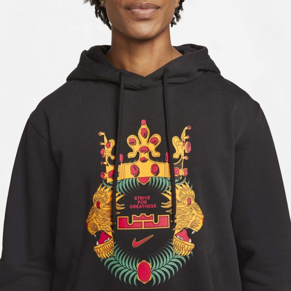 Джемпер Nike LJ M NK HOODIE PO DA6711-010 р. 2XL чорний