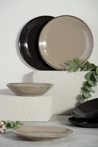 Тарілка обідня Spiral 26 см капучино (I3070S/G142) Cesiro