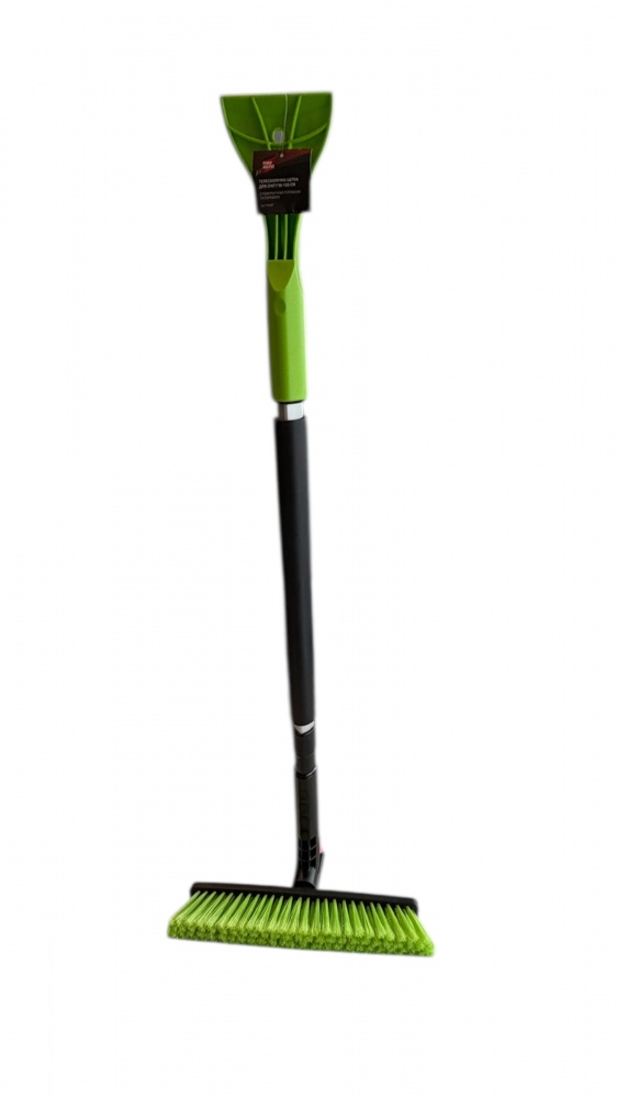 Телескопическая щетка TIMEAUTO 90-128 см с поворотной головкой и скребком