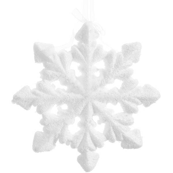 Украшение новогоднее Снежинка SDK3035W 20 см