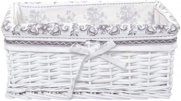 Кошик плетений з текстилем 42x30x17 см HQ13-53AB-3 
