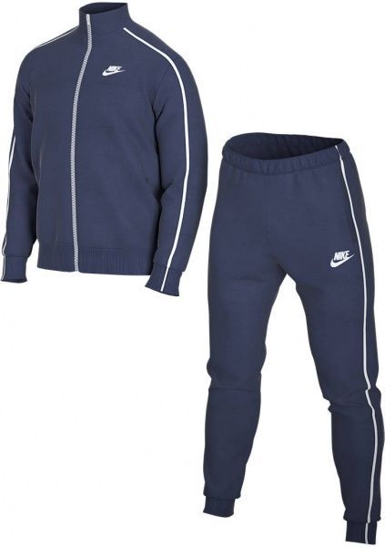Спортивний костюм Nike M NSW CE TRK SUIT WVN BASIC BV3030-410 р. S темно-синій