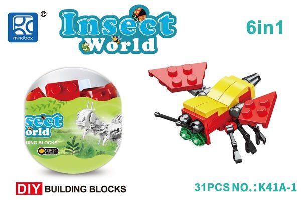 Конструктор MINDBOX в яйці серії Комахи в асортименті K41A