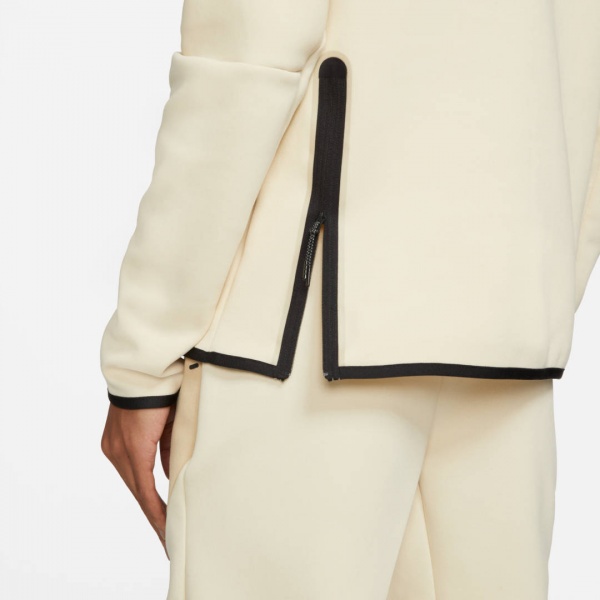 Джемпер Nike M NSW TCH FLC LS FNL NK TOP CZ9897-234 р. M бежевий