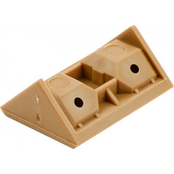 Кутник монтажний подвійний бук 10 шт 10 шт. DC