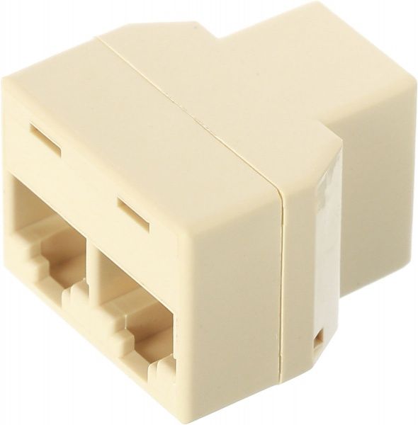 Перехідник комп’ютерний EMT 1 гн. – 2 гн. RJ-45 8p8c (6-0218А)