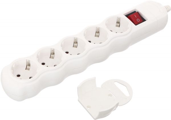 Колодка Expert Power із заземленням 5 гн. білий BNG-SS5SGR-WH 