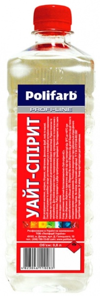 Растворитель Уайт-Спирит Polifarb 0,8 л