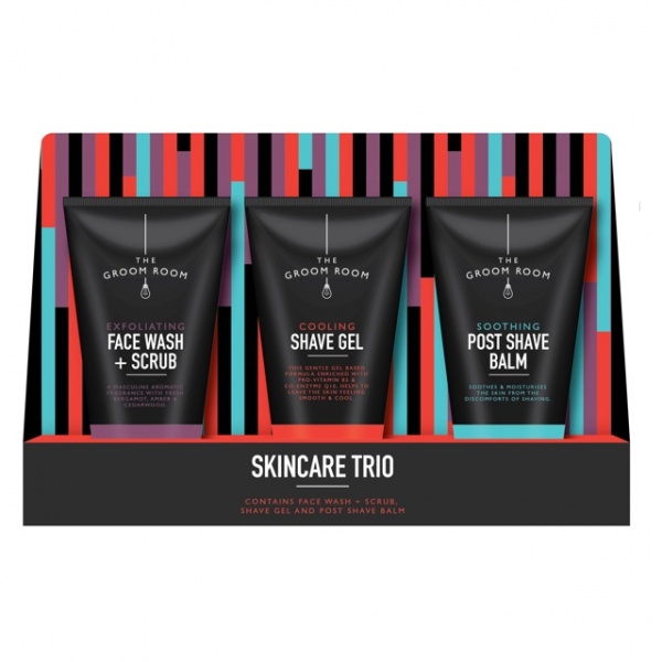 Набір подарунковий для чоловіків Groom Room Skincare Trio