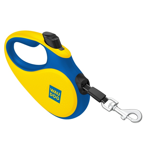 Повідець-рулетка Waudog R-leash Colors of freedom р. S до 15 кг 5 м