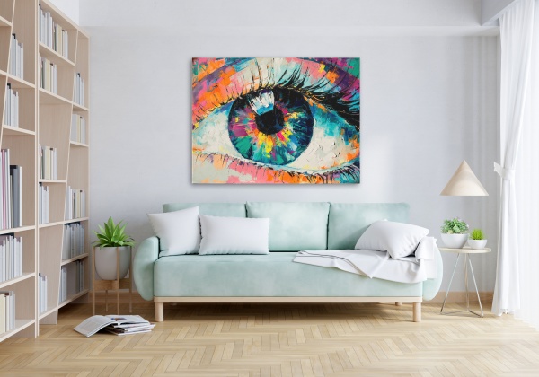 Картина на холсте EYE 55x80 см ТЕРРАВОЛ 