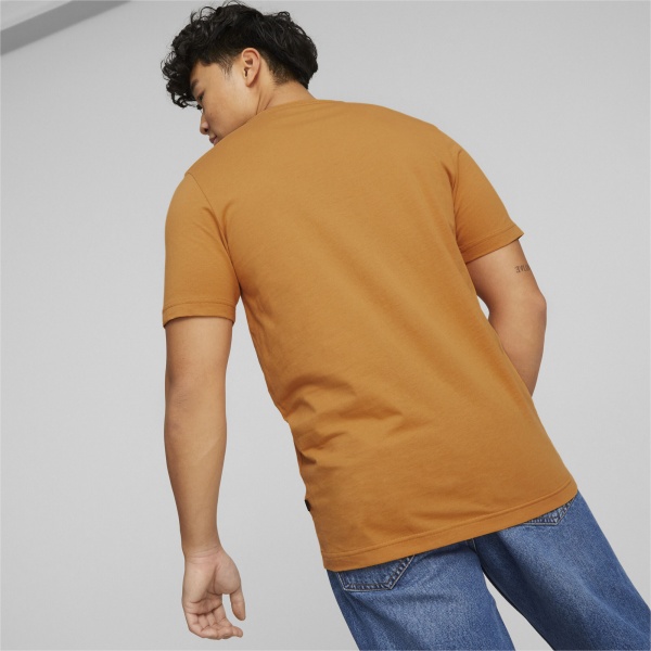 Футболка Puma ESS LOGO TEE (S) DESERT CLAY 58666727 р.XL помаранчевий