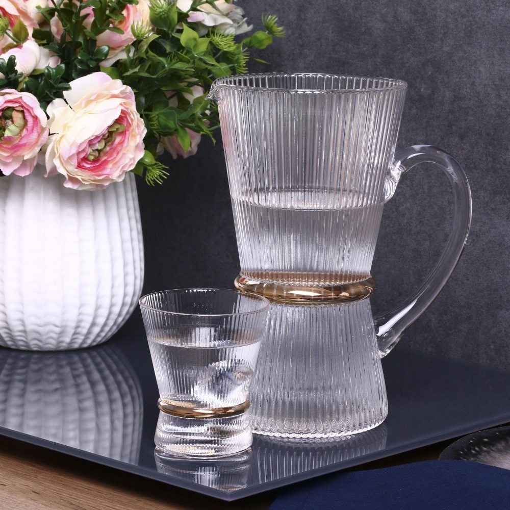 Графин Fiora Golden Ring 1,5 л скло