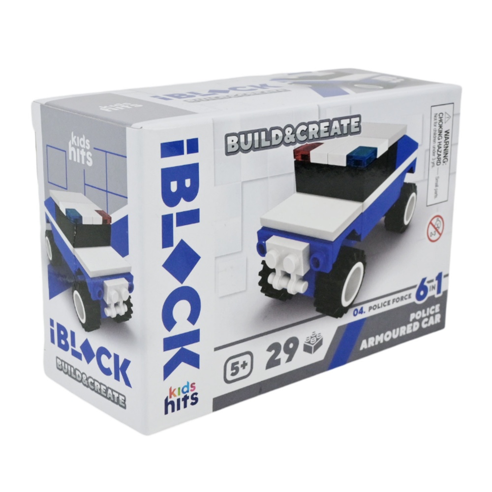 Конструктор Iblock Kids hits JUNIOR Полиция (в ассортименте) KH51/005