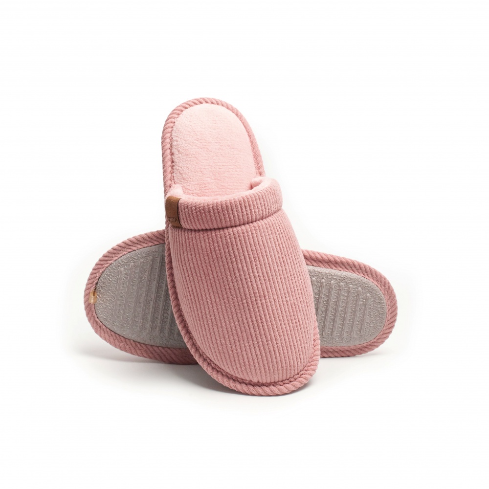 Тапки домашние Twins вельвет 15847 р.38/39 розовый