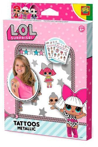 Набор SES тату-наклеек серии L.O.L SURPRISE! - Металлик 14192S