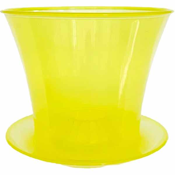 Підставка Омела Орхідея круглий прозорий жовтий