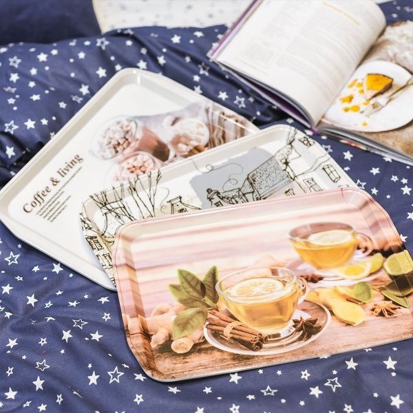 Таця Sweet Coffee, 35,5х25,5х2,5 см Flamberg Smart Kitchen