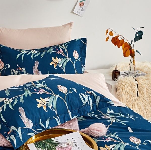 Комплект постільної білизни 2.0 Y20992M синій Word of Dream 