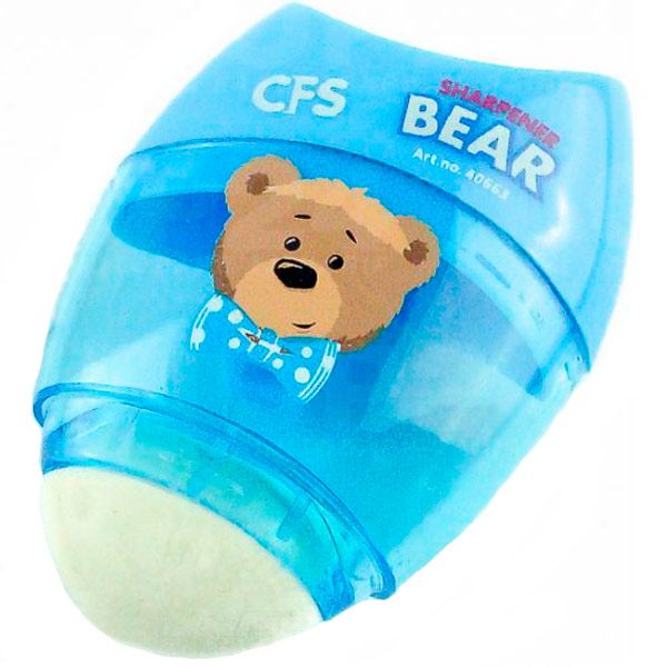 Точилка Cool For School CF40663 с контейнером и ластиком