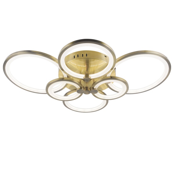 Люстра светодиодная Victoria Lighting 127 Вт золотой Argo/PL6 gold 