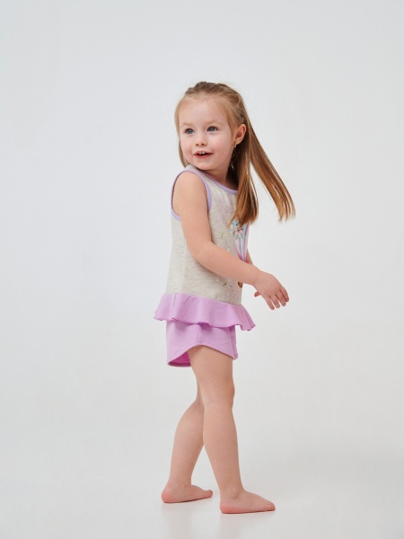 Піжама дитяча для дівчаток Smil р.110 бежевий 