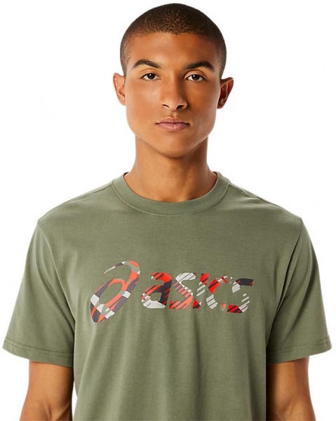 Футболка Asics WILD CAMO TEE 2031D100-300 р.2XL зелений
