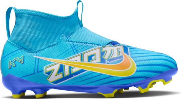 Бутси Nike NIKE JR. MERCURIAL ZOOM SUPERFLY 9 ACADEMY KM FG/MG DO9790-400 р.38,5 різнокольоровий