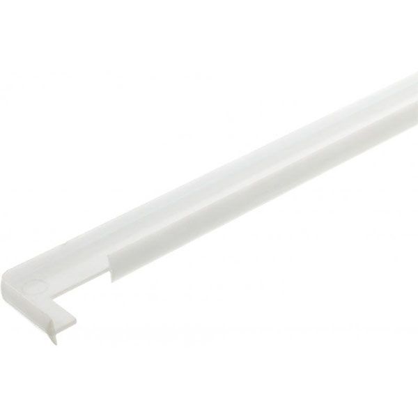 Торцевая накладка Унипласт 600х35х15 мм белый 