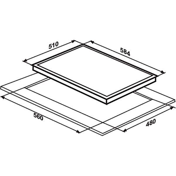 Варильна поверхня Interline HGG 563 FGK BM