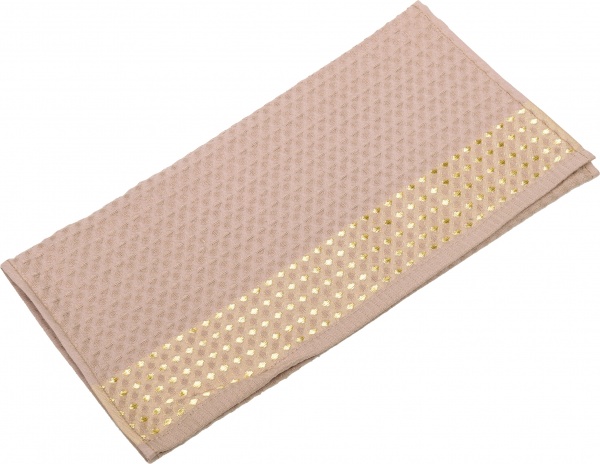 Рушник вафельний з бордюром 40x60 см UP! (Underprice) кавовий 