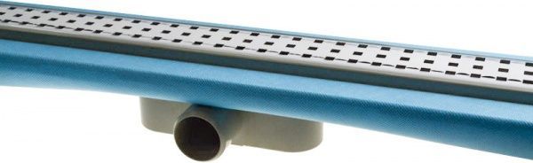 Душовий канал MAXIFLOW з горизонтальним фланцем Standart 60 см решітка Квадрат