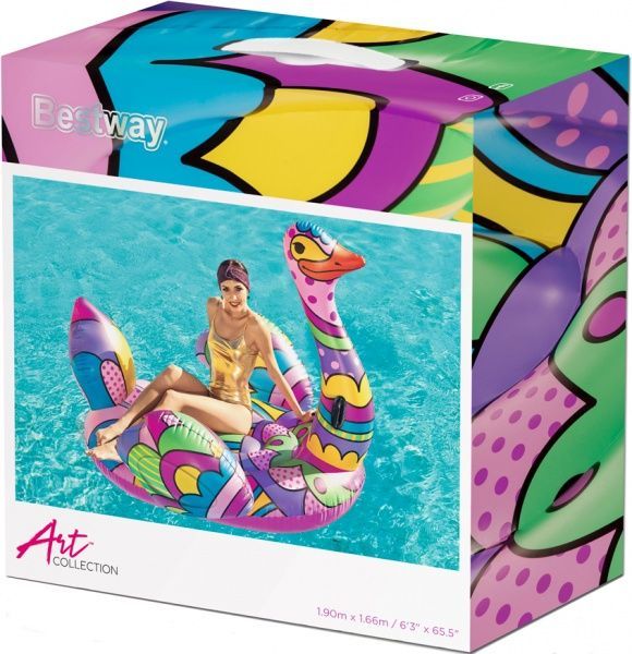 Матрац надувний Bestway страус надувний 41117 141 см