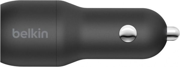 Автомобильное зарядное устройство Belkin Car Charger 24W Dual USB-A black