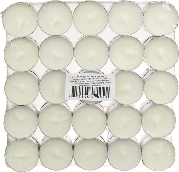 Набір чайних свічок 50 шт.