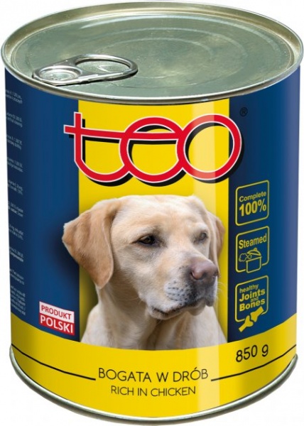 Консерва для всех пород ТЕО с курицей 850 г