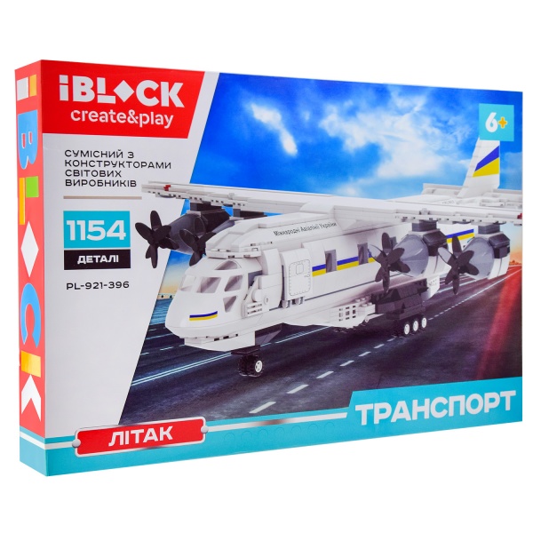 Конструктор Iblock Літак PL-921-396