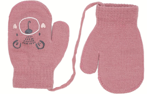 Варежки YO! р.12 /пудра