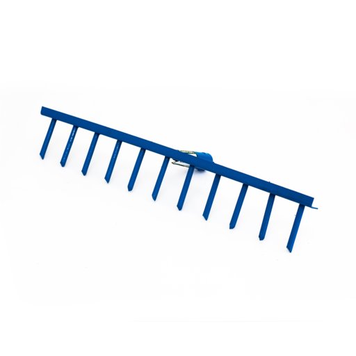 Граблі зубчасті 11 зубів сині