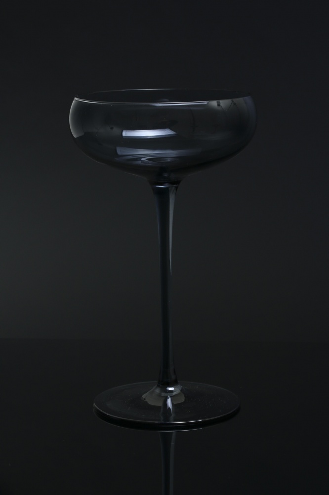 Бокал для шампанського Fiora Gloss Grey скло 265 мл 1 шт.