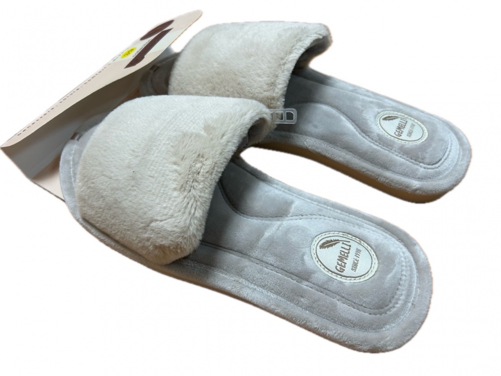 Тапки домашние Gemelli Милка р.40 бежевый